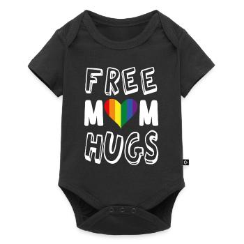 Free Mom Hugs Lesbian Shirt - Baby Premium short-sleeve bodysuit - black - Front