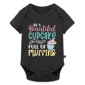 Cupcake - Body à manches courtes Premium Bébé - noir - Devant