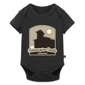 Château de Cantacuzino - Roumanie - Body à manches courtes Premium Bébé - noir - Devant