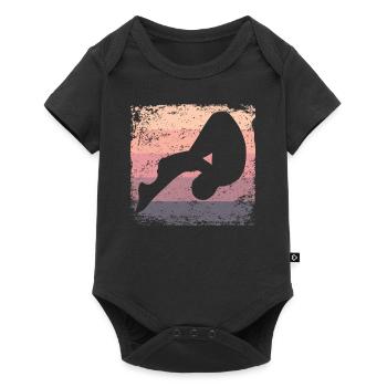 Diving, Artistic Jumping, Synchronized Diving - Baby Premium short-sleeve bodysuit - black - Front