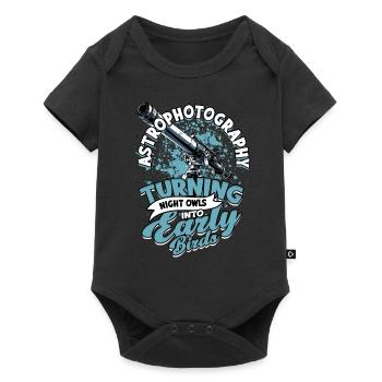 Astrophotography Astrophotographer - Baby Premium short-sleeve bodysuit - black - Front
