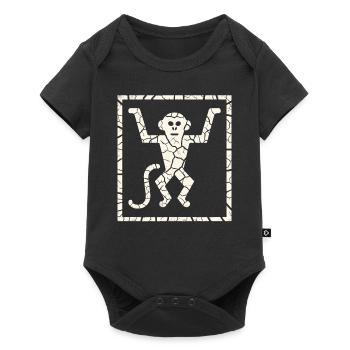 Pétroglyphe Art rupestre ancien Rock dessin indien - Body à manches courtes Premium Bébé - noir - Devant