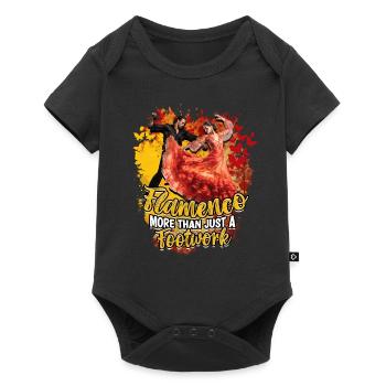 Flamenco Plus qu’un simple jeu de jambes sophistiqué - Body à manches courtes Premium Bébé - noir - Devant