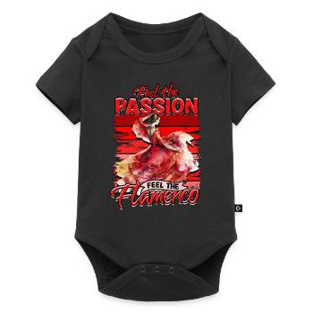 Flamenco Ressentez la passion, ressentez le Flamenco - Body à manches courtes Premium Bébé - noir - Devant