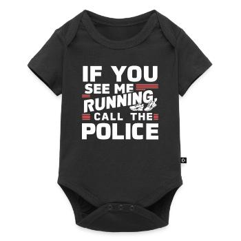 Musculation, Powerlifting, Haltération, Fitness - Body à manches courtes Premium Bébé - noir - Devant