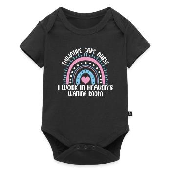 Palliative care - Baby Premium short-sleeve bodysuit - black - Front