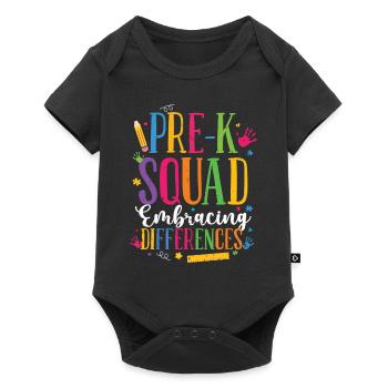 Autism - Baby Premium short-sleeve bodysuit - black - Front
