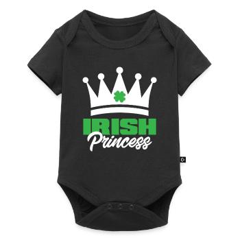 Funny Irishman Ireland Gift - Baby Premium short-sleeve bodysuit - black - Front