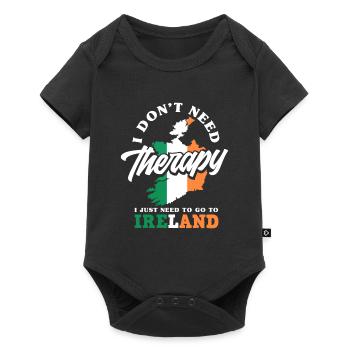 Drôle d’irlandais Irlande cadeau - Body à manches courtes Premium Bébé - noir - Devant