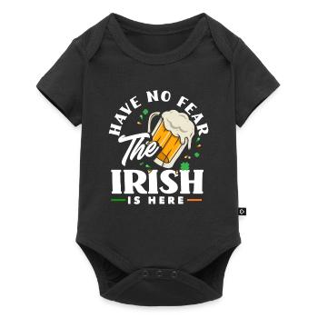 Drôle d’irlandais Irlande cadeau - Body à manches courtes Premium Bébé - noir - Devant