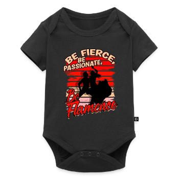 Soyez féroce, soyez passionné, soyez flamenco - Body à manches courtes Premium Bébé - noir - Devant