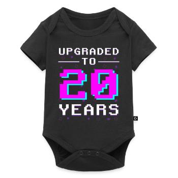 Two Decades Gamer: Retro Hero 20 - Baby Premium short-sleeve bodysuit - black - Front