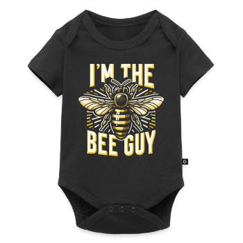 honey bee, beekeeper, bee, bee - Baby Premium short-sleeve bodysuit - black - Front