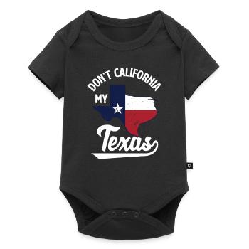 Texas - Baby Premium Kurzarmbody - Schwarz - Vorne