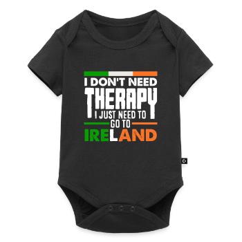 Drôle d’irlandais Irlande cadeau - Body à manches courtes Premium Bébé - noir - Devant