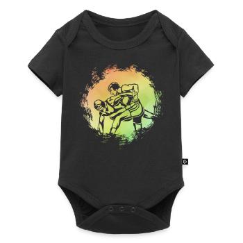 Wrestling - Baby Premium short-sleeve bodysuit - black - Front