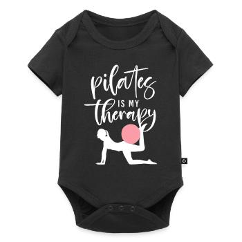 Instructeur de Pilates Professeur de Pilates - Body à manches courtes Premium Bébé - noir - Devant