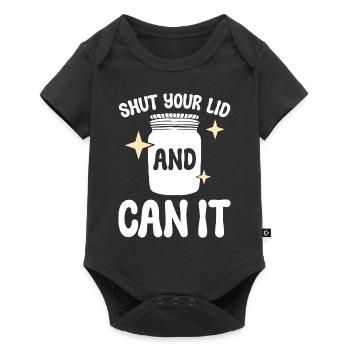 Shut Your Lid And Can It Einkocher - Baby Premium Kurzarmbody - Schwarz - Vorne