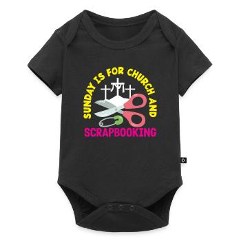 Memory Book, Scrapbook, Scrapbook, Scrapbook, Scrapbook - Baby Premium short-sleeve bodysuit - black - Front