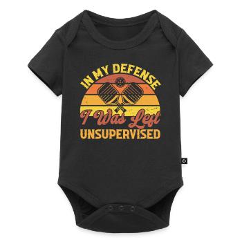 Pickleball Player Pickleball Outfit for Sports Lovers - Baby Premium short-sleeve bodysuit - black - Front