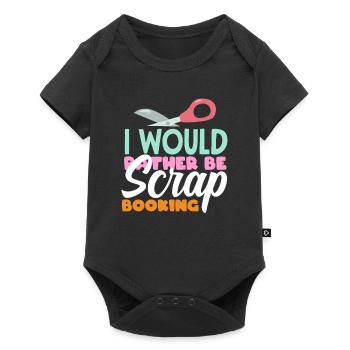 Memory Book, Scrapbook, Scrapbook, Scrapbook, Scrapbook - Baby Premium short-sleeve bodysuit - black - Front