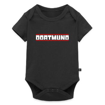 Dortmund - Baby Premium Kurzarmbody - Schwarz - Vorne