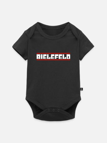 Bielefeld - Baby Premium Kurzarmbody - Schwarz