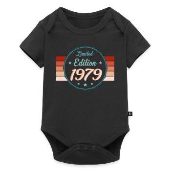 Year of birth 1979 Special Edition Retro Look - Baby Premium short-sleeve bodysuit - black - Front