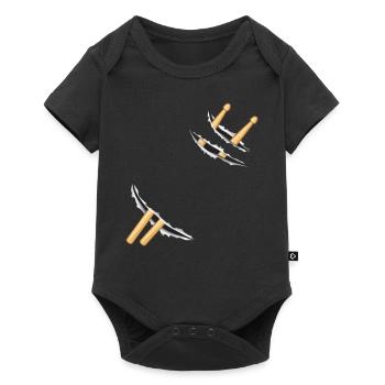 Drums, Drummer, Drummer, Drummer - Baby Premium short-sleeve bodysuit - black - Front