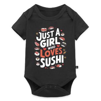 Sushi Cuisine Japonaise Maki Sushi Kawaii - Body à manches courtes Premium Bébé - noir - Devant