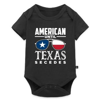 Démission américaine au Texas - Body à manches courtes Premium Bébé - noir - Devant