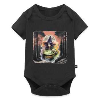Forest Witch Halloween Fairy Tale Character Child - Baby Premium short-sleeve bodysuit - black - Front
