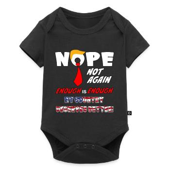 Nope Not Again funny  Design - Baby Premium short-sleeve bodysuit - black - Front