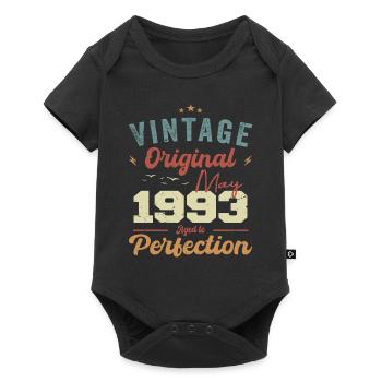 May 1993 Birthday May 1993 Gift May 1993 - Baby Premium short-sleeve bodysuit - black - Front