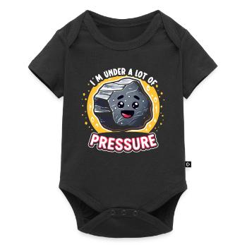 Geologie-steinjagd Achat-jäger-steinsammeln - Baby Premium Kurzarmbody - Schwarz - Vorne