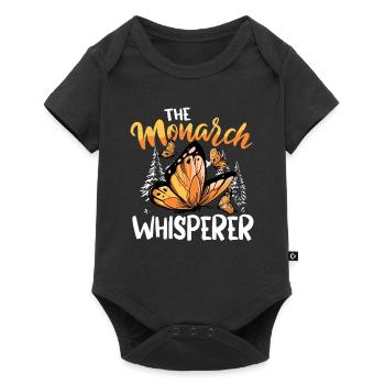 The Monarch Whisperer - Baby Premium Kurzarmbody - Schwarz - Vorne