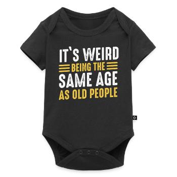 Funny, sarcasm, sarcastic humor, irony - Baby Premium short-sleeve bodysuit - black - Front