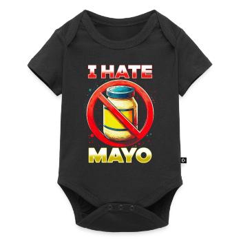 Anti Mayonnaise I Hate Mayo - Baby Premium short-sleeve bodysuit - black - Front