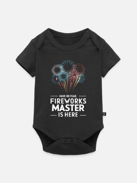 Pyrotechniker Feuerwerk Pyrotechnik - Baby Premium Kurzarmbody - Schwarz