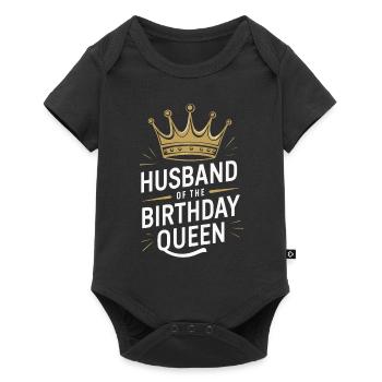 Husband, Spouse, Family, Wedding - Baby Premium short-sleeve bodysuit - black - Front