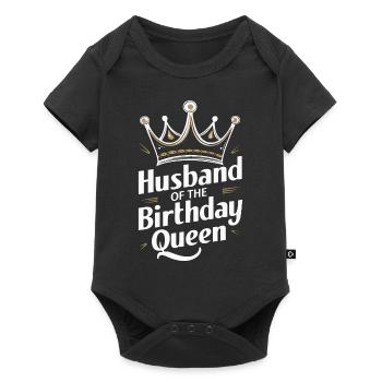 Husband, Spouse, Family, Wedding - Baby Premium short-sleeve bodysuit - black - Front