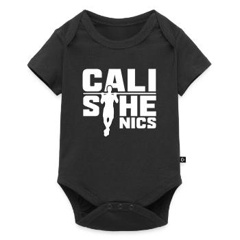 Calisthenics Training Fitness Workout - Baby Premium short-sleeve bodysuit - black - Front