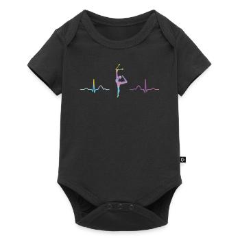 Clubs de gymnastique ECG Gymnastique rythmique - Body à manches courtes Premium Bébé - noir - Devant