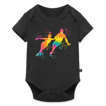 Figure Skater Ice Skating Figure Skating - Baby Premium short-sleeve bodysuit - black - Front