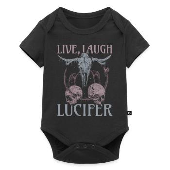 Live Love Lucifer Goth Festival Death Metal - Baby Premium short-sleeve bodysuit - black - Front