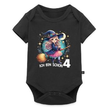 I'm already 4 - Baby Premium short-sleeve bodysuit - black - Front