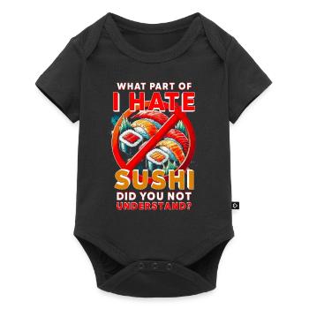 Sushi Hater - Baby Premium short-sleeve bodysuit - black - Front