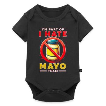 Anti Mayonnaise I'm Part Of I Hate Mayo Team - Baby Premium short-sleeve bodysuit - black - Front