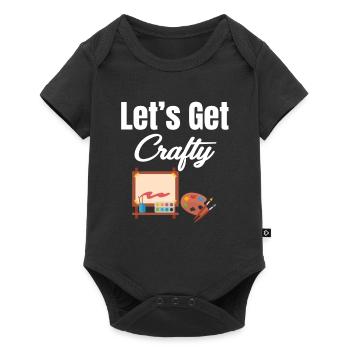 Let's craft pottery - Baby Premium short-sleeve bodysuit - black - Front