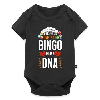 Joueur de bingo, j’ai du bingo dans mon - Body à manches courtes Premium Bébé - noir - Devant